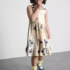 1,5–9 Jahre | Gerafftes Stufenkleid mit Blumenmuster