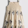 1,5–9 Jahre | Gerafftes Stufenkleid mit Blumenmuster