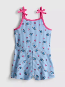 1,5–9 Jahre | Gerippter Strampler mit Disney-Figur «Stitch»