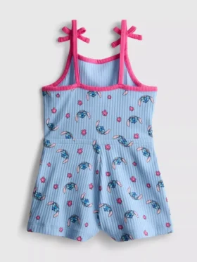 1,5–9 Jahre | Gerippter Strampler mit Disney-Figur «Stitch»