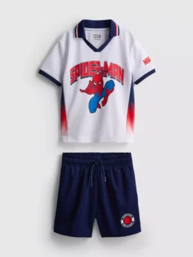 1,5–9 Jahre | Marvel Spider-Man Fussball-T-Shirt und Shorts im Set