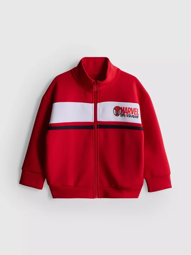 1,5–9 Jahre | Marvel Spider-Man Sweatshirt mit Reissverschluss und Trichterkragen