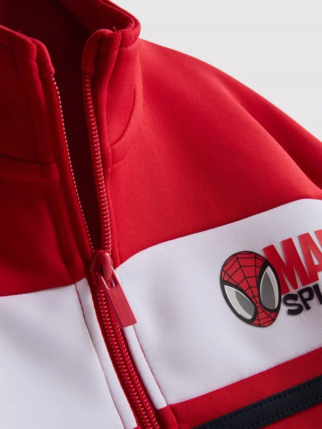 1,5–9 Jahre | Marvel Spider-Man Sweatshirt mit Reissverschluss und Trichterkragen