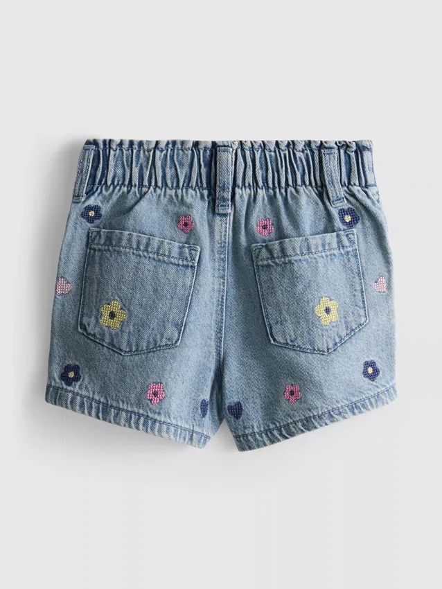 1,5–9 Jahre | Paperbag-Jeans-Shorts