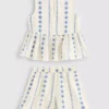 1,5–9 Jahre | Set aus bestickter Bluse und Shorts