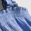1,5–9 Jahre | Set aus Bluse und Shorts mit Knitteroptik