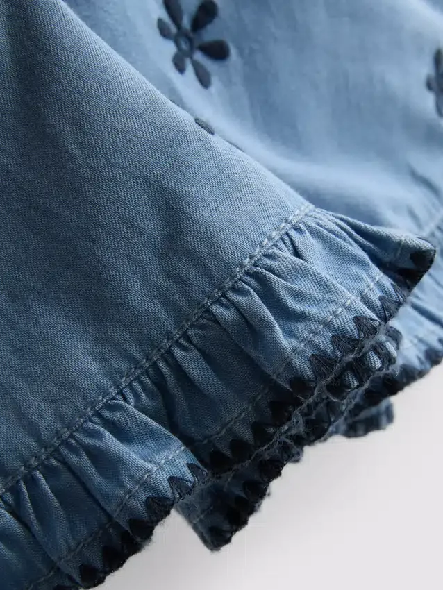 1,5–9 Jahre | Set aus Chambray-Bluse und Shorts
