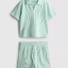 1,5–9 Jahre | Set aus gestreiftem Hemd und Shorts