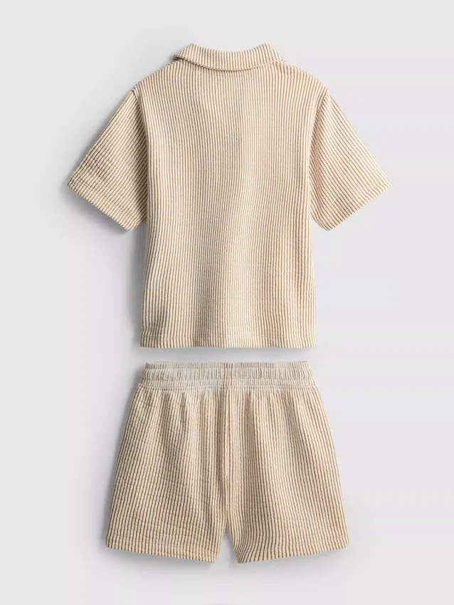 1,5–9 Jahre | Set aus gestreiftem Hemd und Shorts