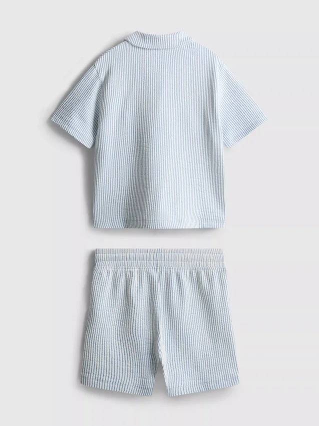 1,5–9 Jahre | Set aus gestreiftem Hemd und Shorts