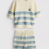 1,5–9 Jahre | Set aus Strickoberteil und Shorts