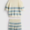 1,5–9 Jahre | Set aus Strickoberteil und Shorts