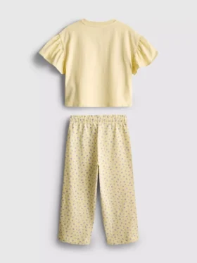 1,5–9 Jahre | Set aus T-Shirt mit Rüschen und Hose