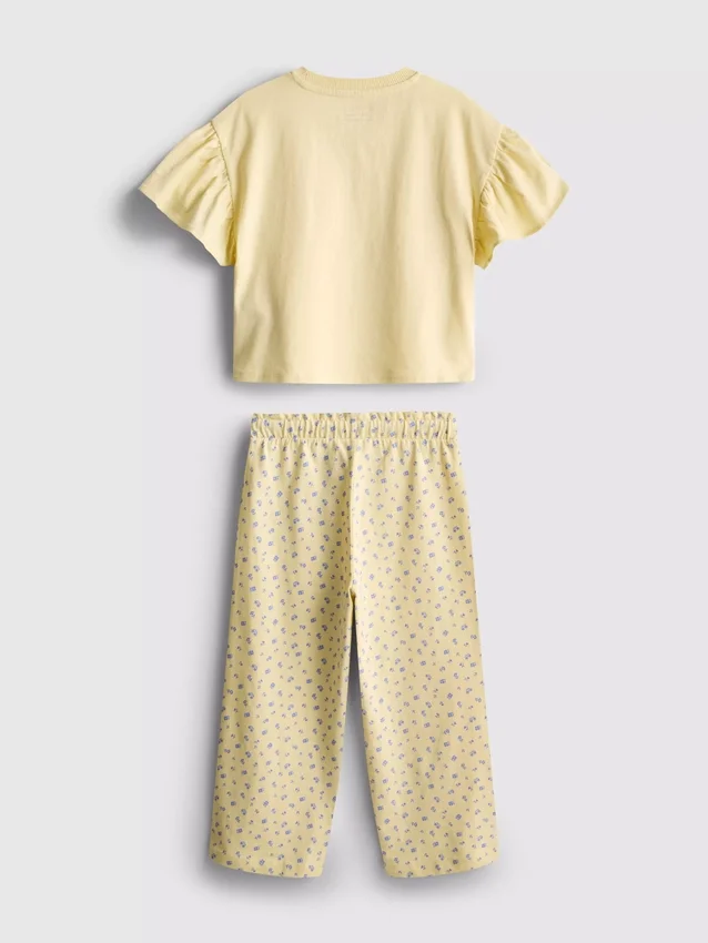 1,5–9 Jahre | Set aus T-Shirt mit Rüschen und Hose