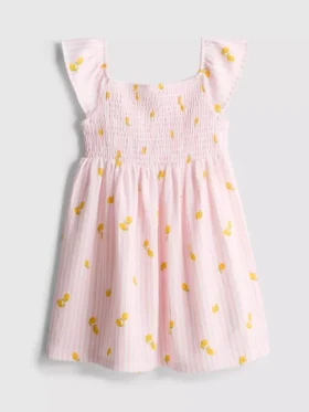 1,5–9 Jahre | Smockkleid mit Zitronenprint