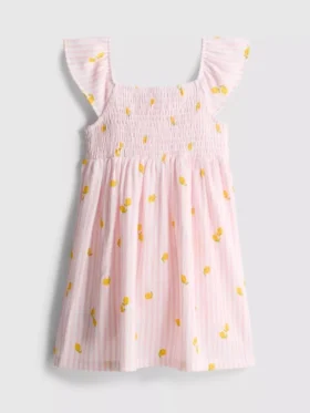 1,5–9 Jahre | Smockkleid mit Zitronenprint