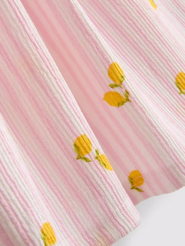 1,5–9 Jahre | Smockkleid mit Zitronenprint