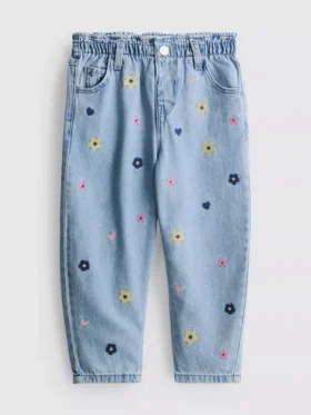1–9 Jahre | Bestickte Mom-Jeans
