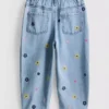 1–9 Jahre | Bestickte Mom-Jeans