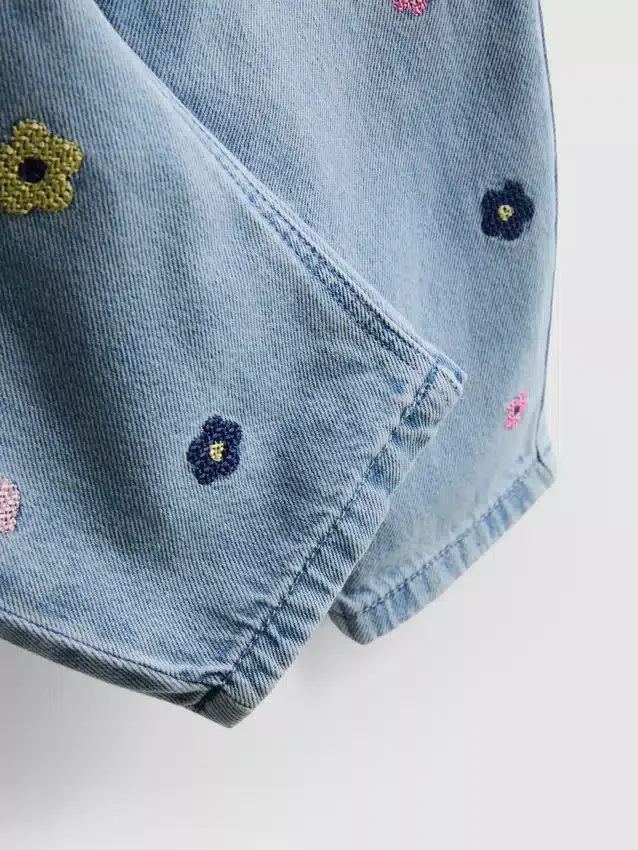 1–9 Jahre | Bestickte Mom-Jeans