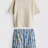 1–9 Jahre | Dolce Vita Set aus T-Shirt mit Aufdruck und Shorts
