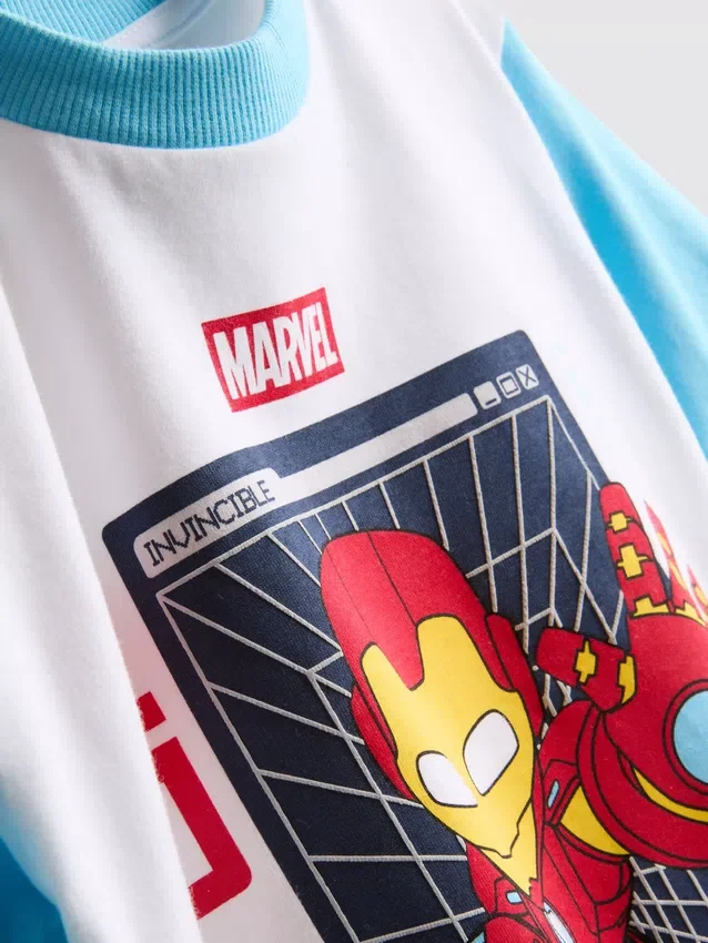 1–9 Jahre | Marvel Iron Man T-Shirt- und Shorts-Set