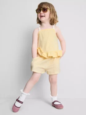1–9 Jahre | Set aus Peplum-Top und Shorts