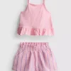 1–9 Jahre | Set aus Peplum-Top und Shorts