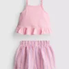 1–9 Jahre | Set aus Peplum-Top und Shorts