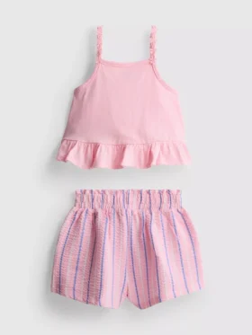 1–9 Jahre | Set aus Peplum-Top und Shorts
