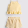 1–9 Jahre | Set aus Peplum-Top und Shorts