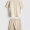 1–9 Jahre | Set aus strukturiertem Polohemd und Shorts