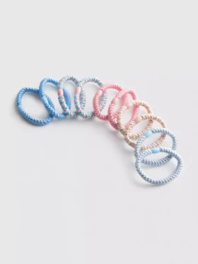 10er-Pack geflochtene Haargummis
