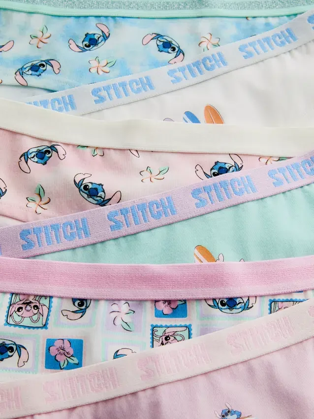 2–15 Jahre | 6er-Pack Disney's Stitch Hipster-Slips