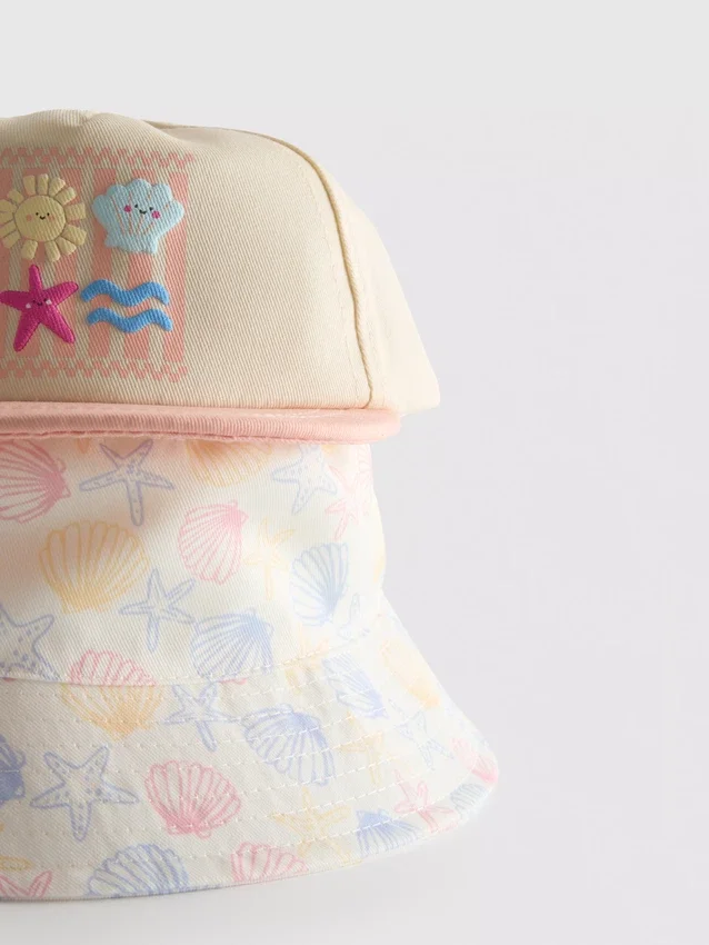 2er-Pack Baby-Hüte im Strand-Design als Set