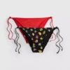2er-Pack bedruckte Bikinihösli mit seitlichem Bindeband