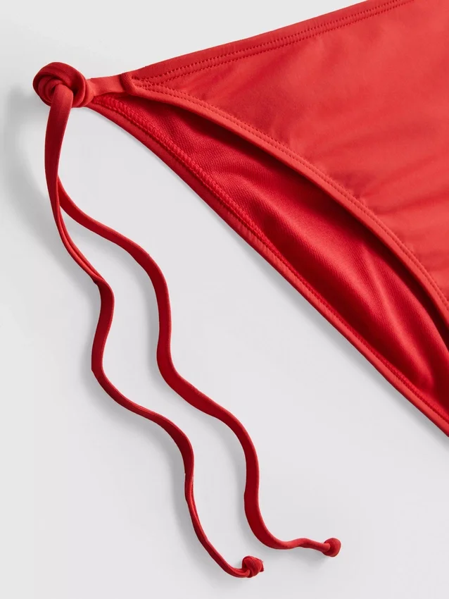 2er-Pack bedruckte Bikinihösli mit seitlichem Bindeband