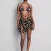 2er-Pack bedruckte Mini-Sarongs