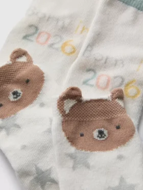 2er-Pack «Born in 2026»-Socken