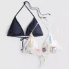 2er-Pack Dreieck-Bikini-Oberteile