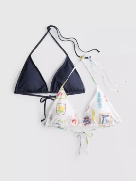 2er-Pack Dreieck-Bikini-Oberteile