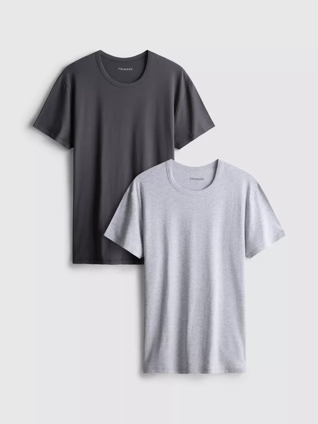 2er-Pack Essential Kurzarm-T-Shirt