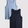 2er-Pack Essential-Tank-Tops