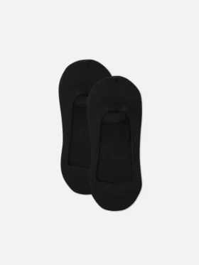 2er-Pack gepolsterte Fussbett-Socken