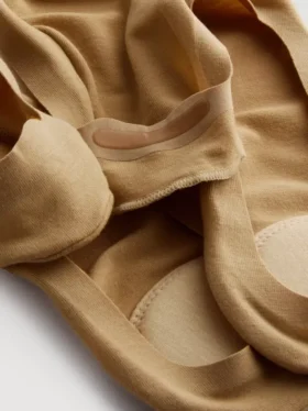 2er-Pack gepolsterte Fussbett-Socken