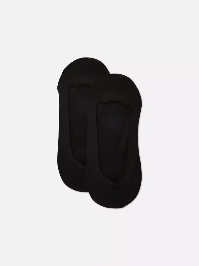 2er-Pack gepolsterte Fusssocken