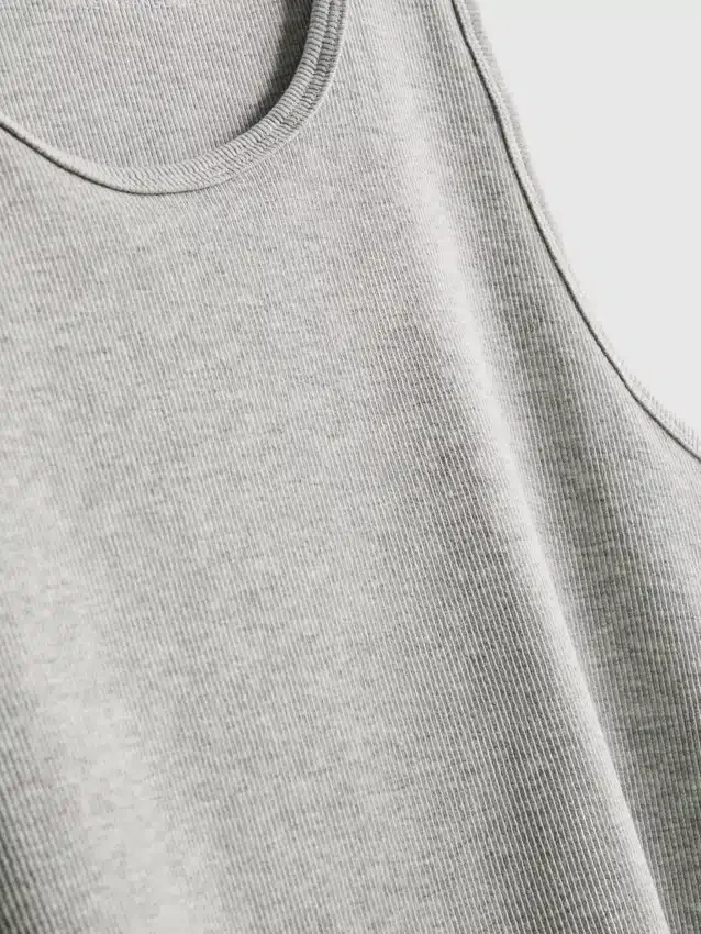 2er-Pack gerippte Tank-Tops