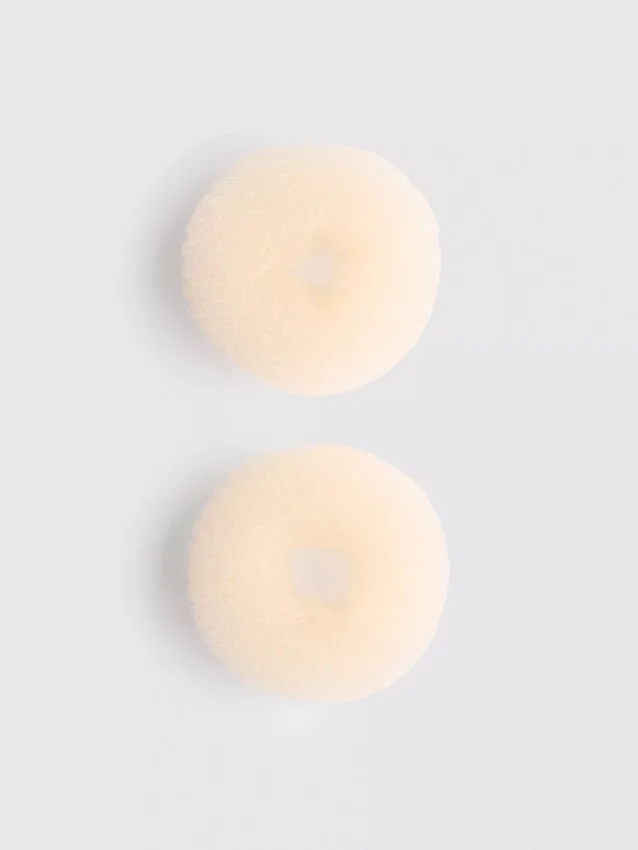 2er-Pack kleine Haarknotenringe