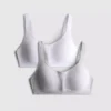 2er-Pack «Love to Lounge»-Bralettes aus Baumwolle