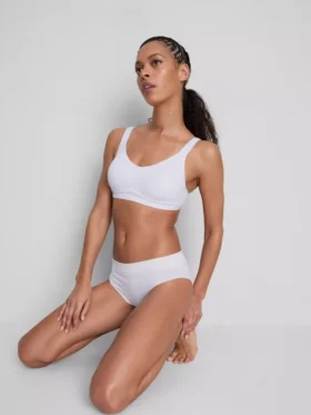 2er-Pack «Love to Lounge»-Bralettes aus Baumwolle